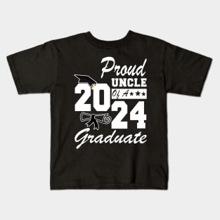 Proud Unlce of a 2024 Graduate Class of 2024 Graduation Kids T-Shirt